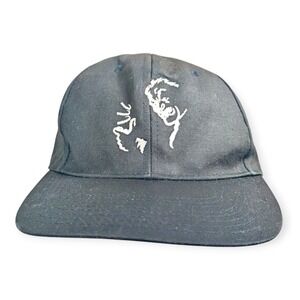 Vintage 1995 Batman Forever Two Face Snapback Hat Black DC Comics Promo Cap